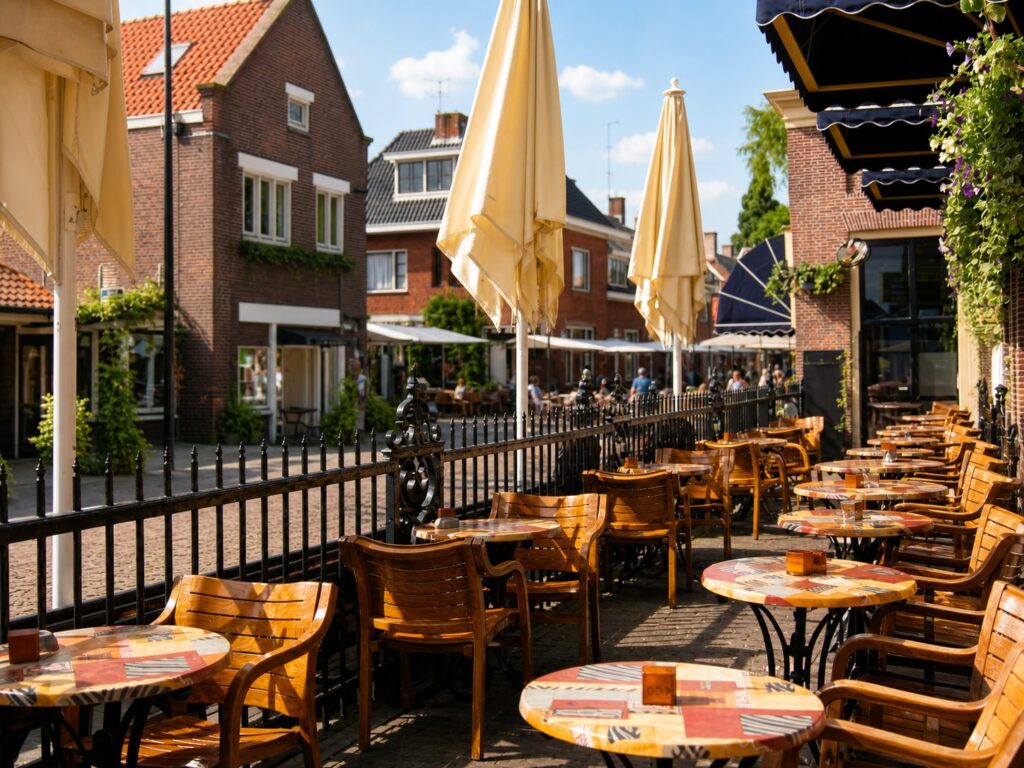 Het terras aan de Westerstraat